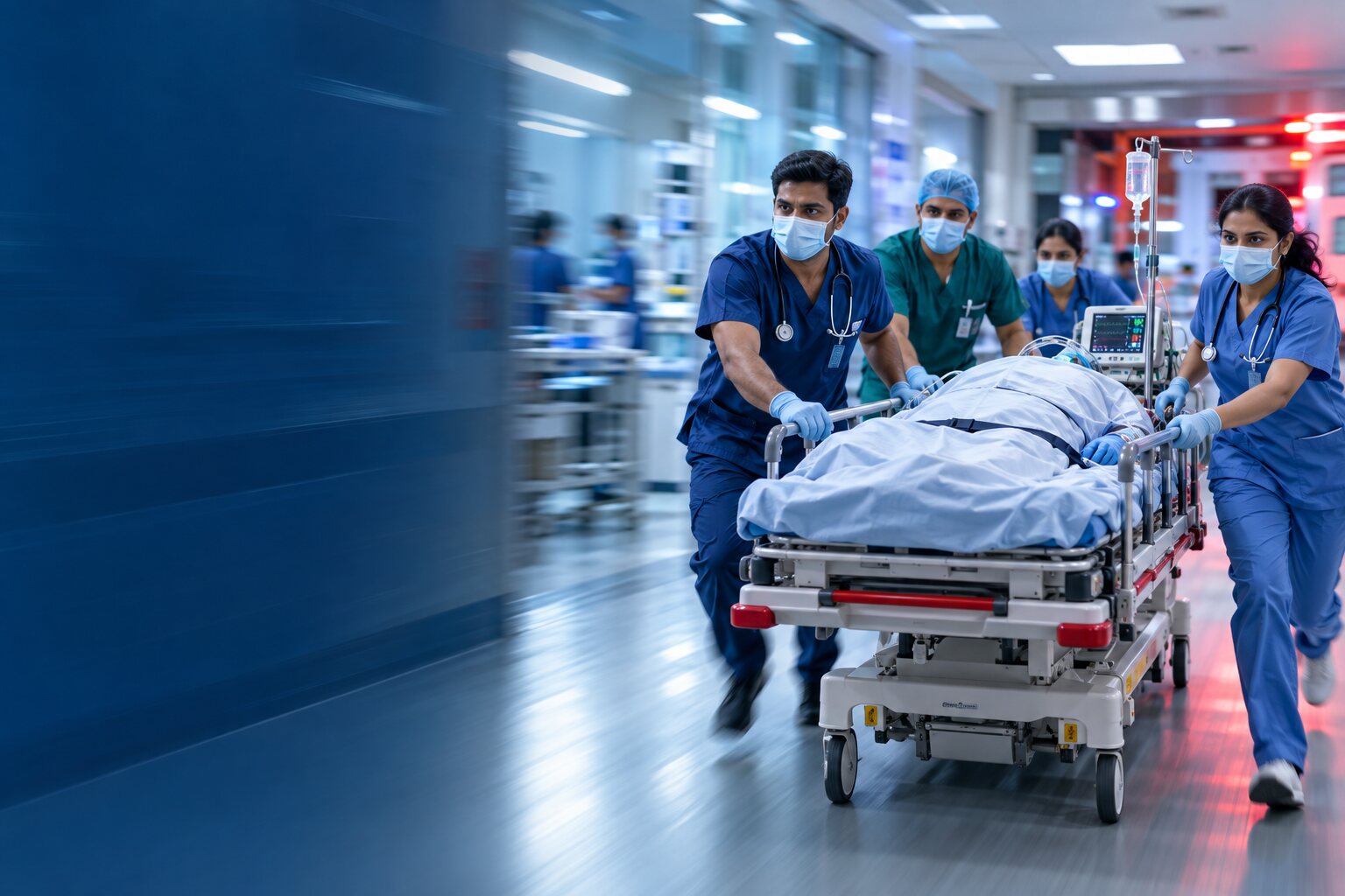 An emergency team providing rapid coordinated care