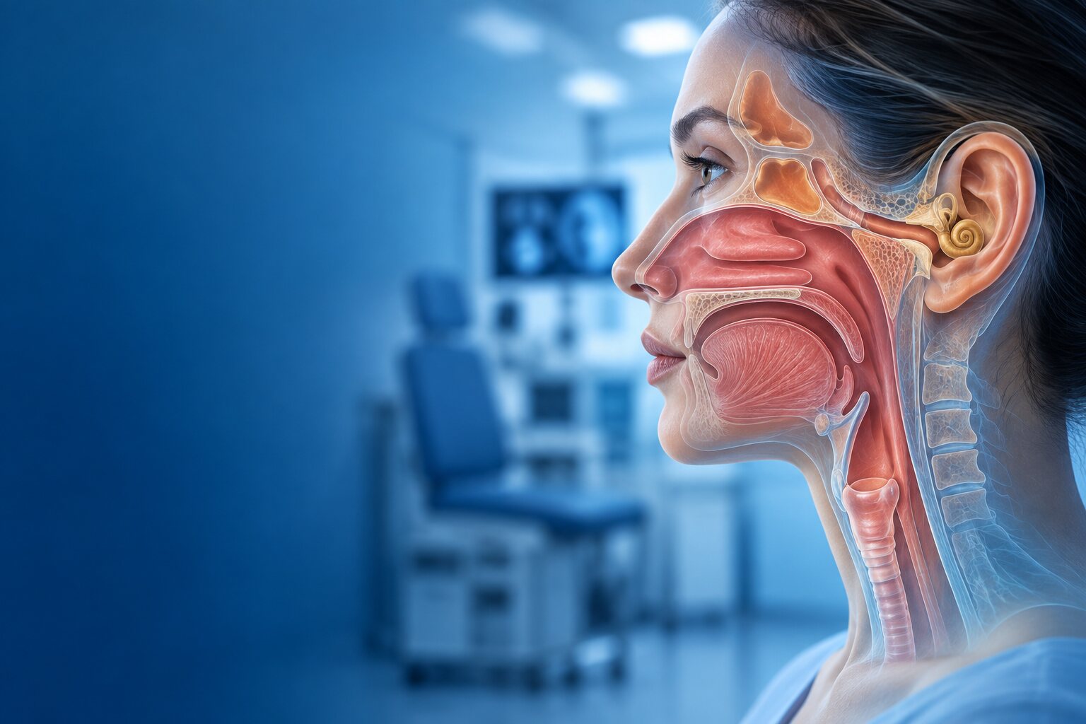 Ear, nose and throat medical visualization