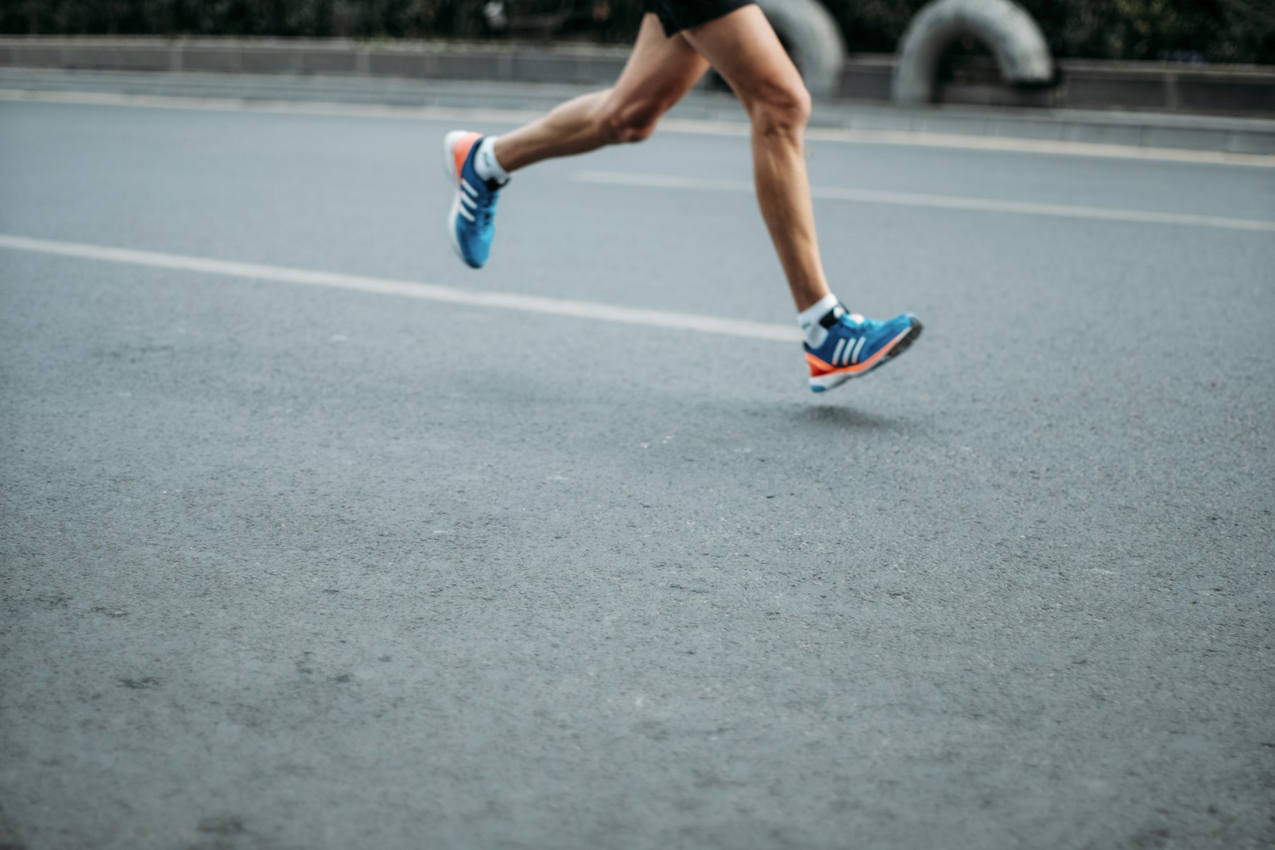 A person moving freely and confidently